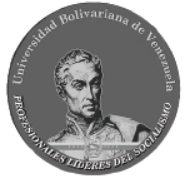 Universidad Bolivariana de Venezuela Profesionales Líderes del Socialismo
